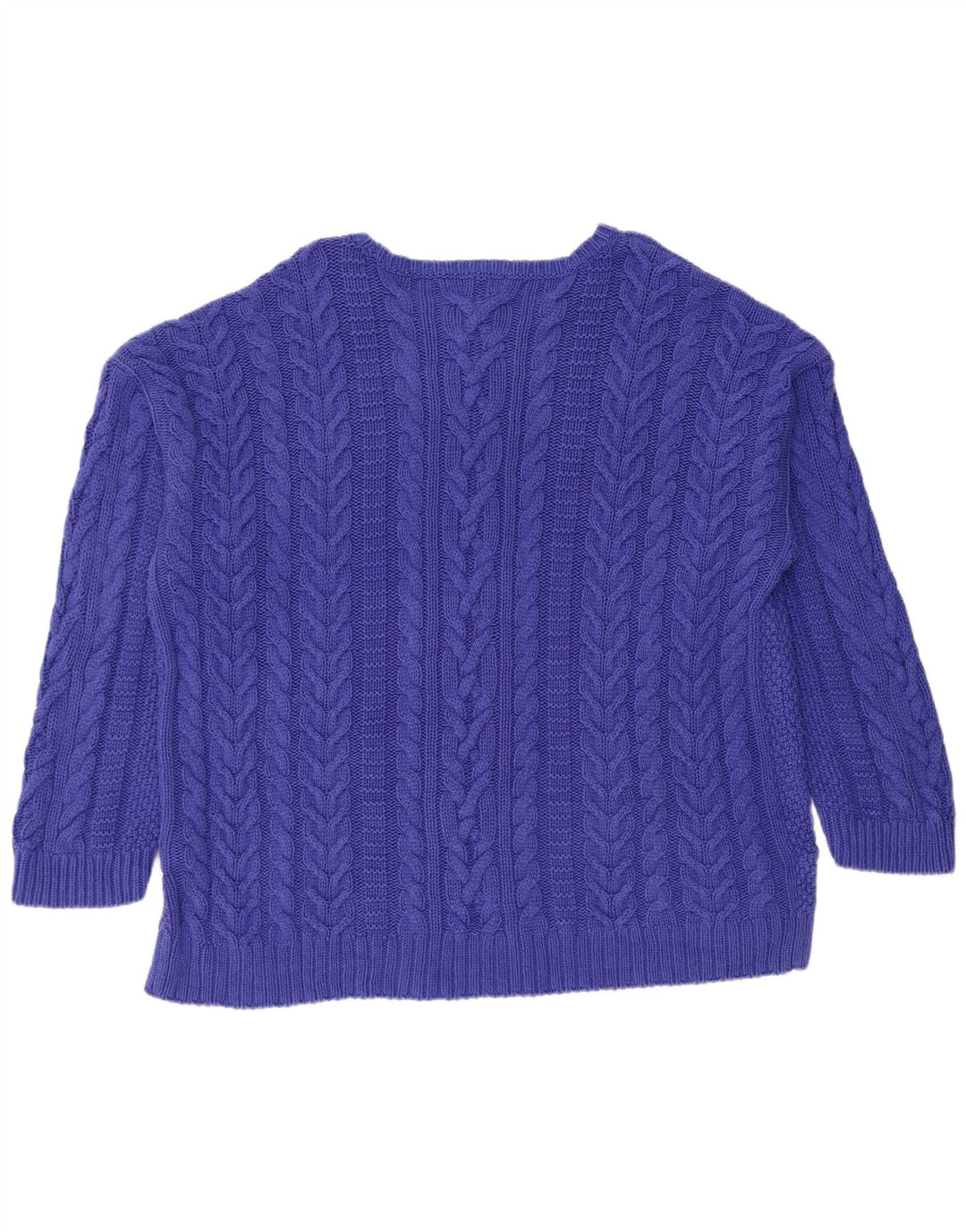 Женский джемпер с вырезом «лодочка» RALPH LAUREN, Великобритания 22, размер 3XL, синий хлопок