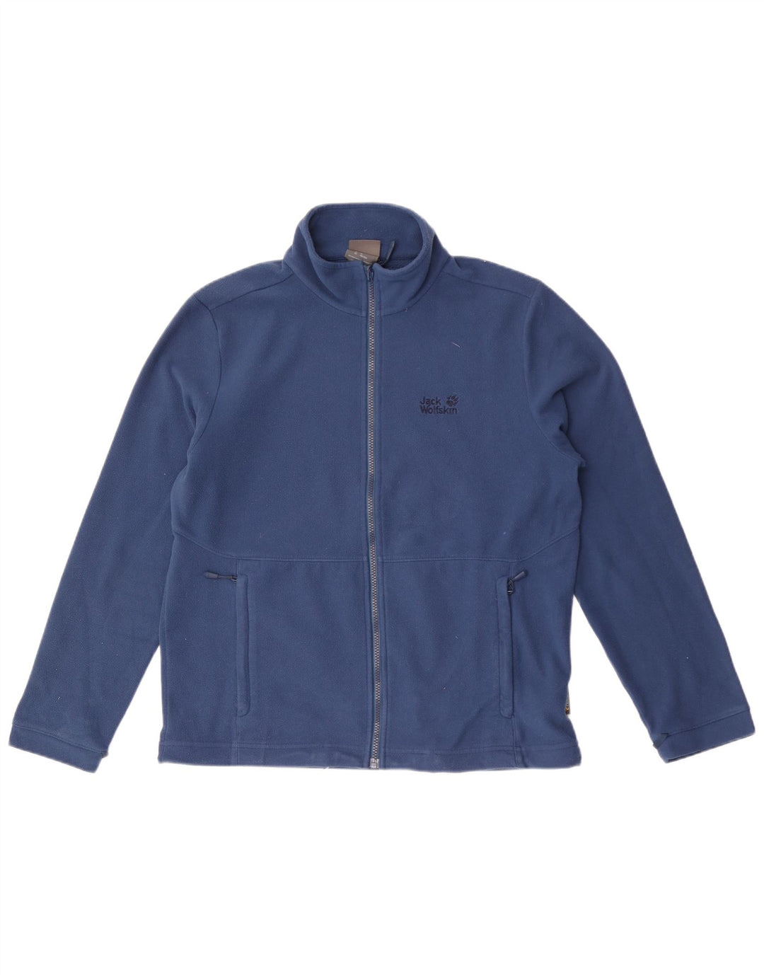 Мужская флисовая куртка Jack Wolfskin UK 42, большой синий полиэстер
