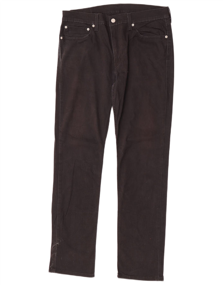 Мужские джинсы Levi's 511 Slim W34 L32, черный хлопок