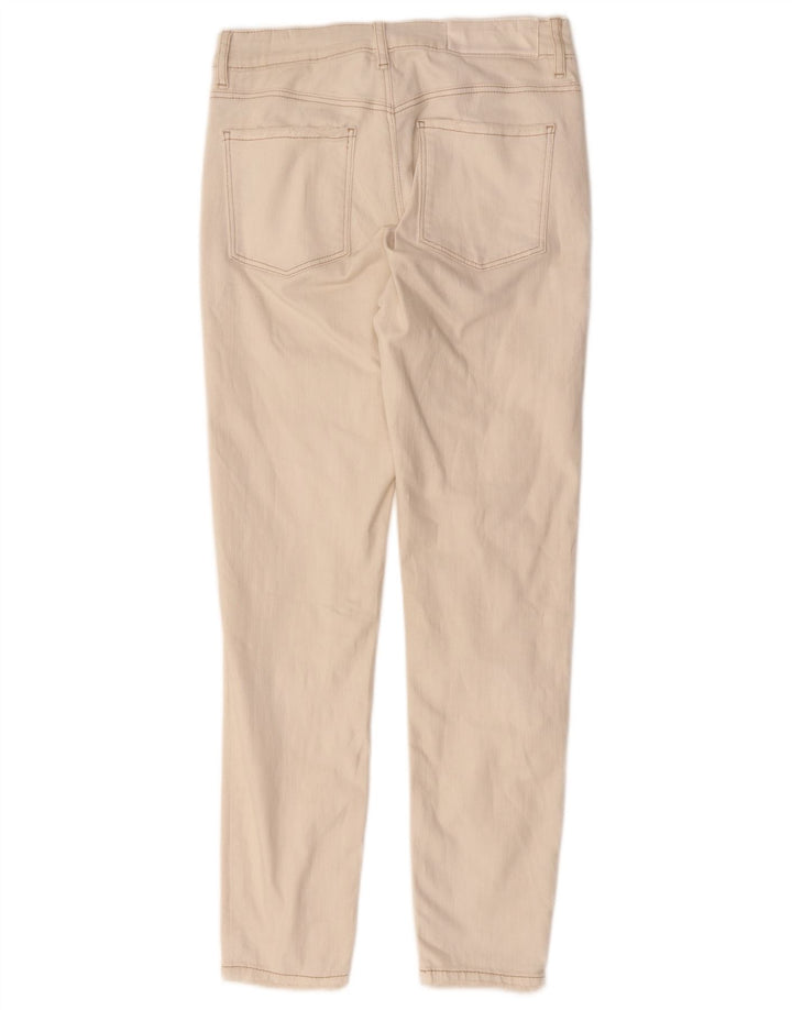 DESIGUAL Женские узкие джинсы W28 L27 Off White Хлопок