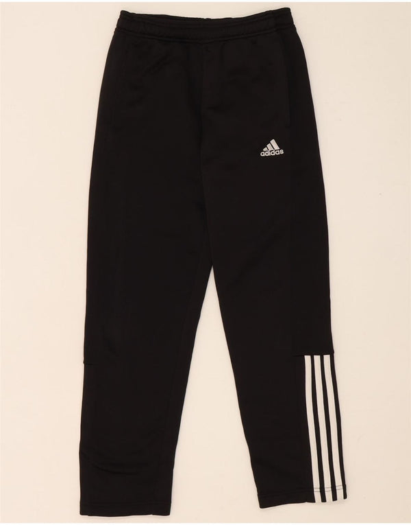 Спортивные брюки Adidas для мальчиков 11-12 лет, черный полиэстер