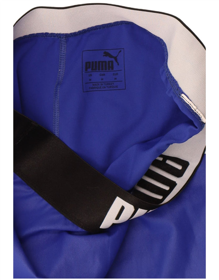 Женские леггинсы с рисунком Puma UK 12, средний синий, цветной блок