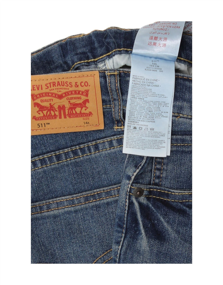 Джинсы Levi's Boys 511 Slim 13-14 лет W28 L30 Синие