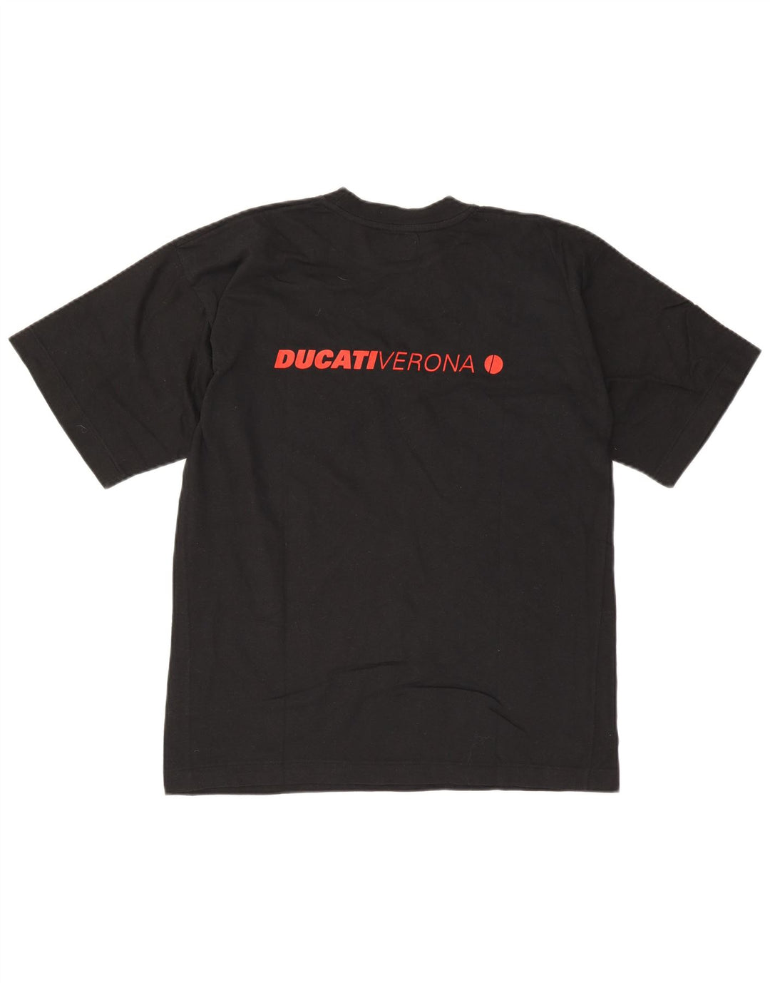 Мужская футболка Ducati с рисунком, черный хлопок, средний размер