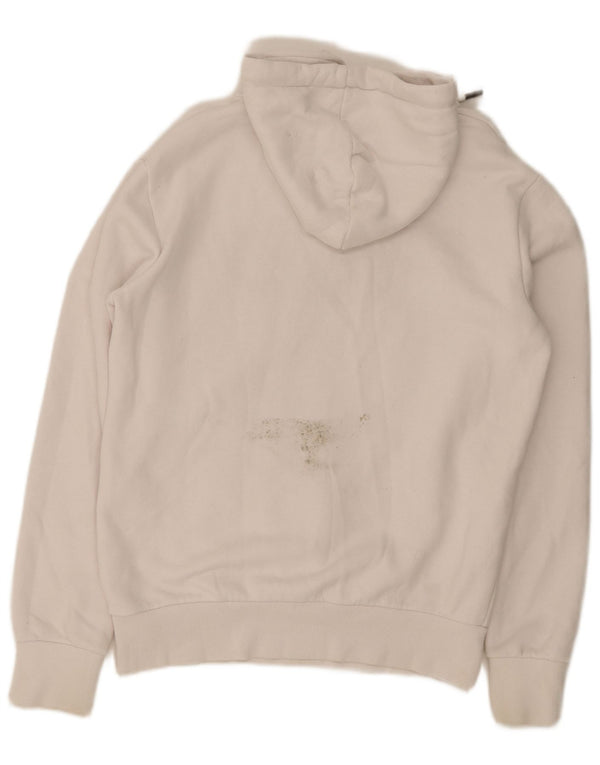 Мужской джемпер с капюшоном Superdry, большой белый, хлопковый