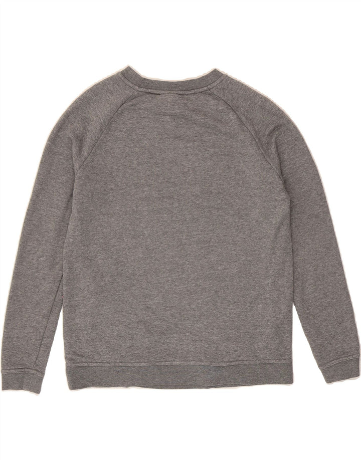 NIKE Womens Graphic Sweatshirt Jumper UK 10 Small Grey Cotton Vintage Nike and Second-Hand Nike from Messina Hembry 