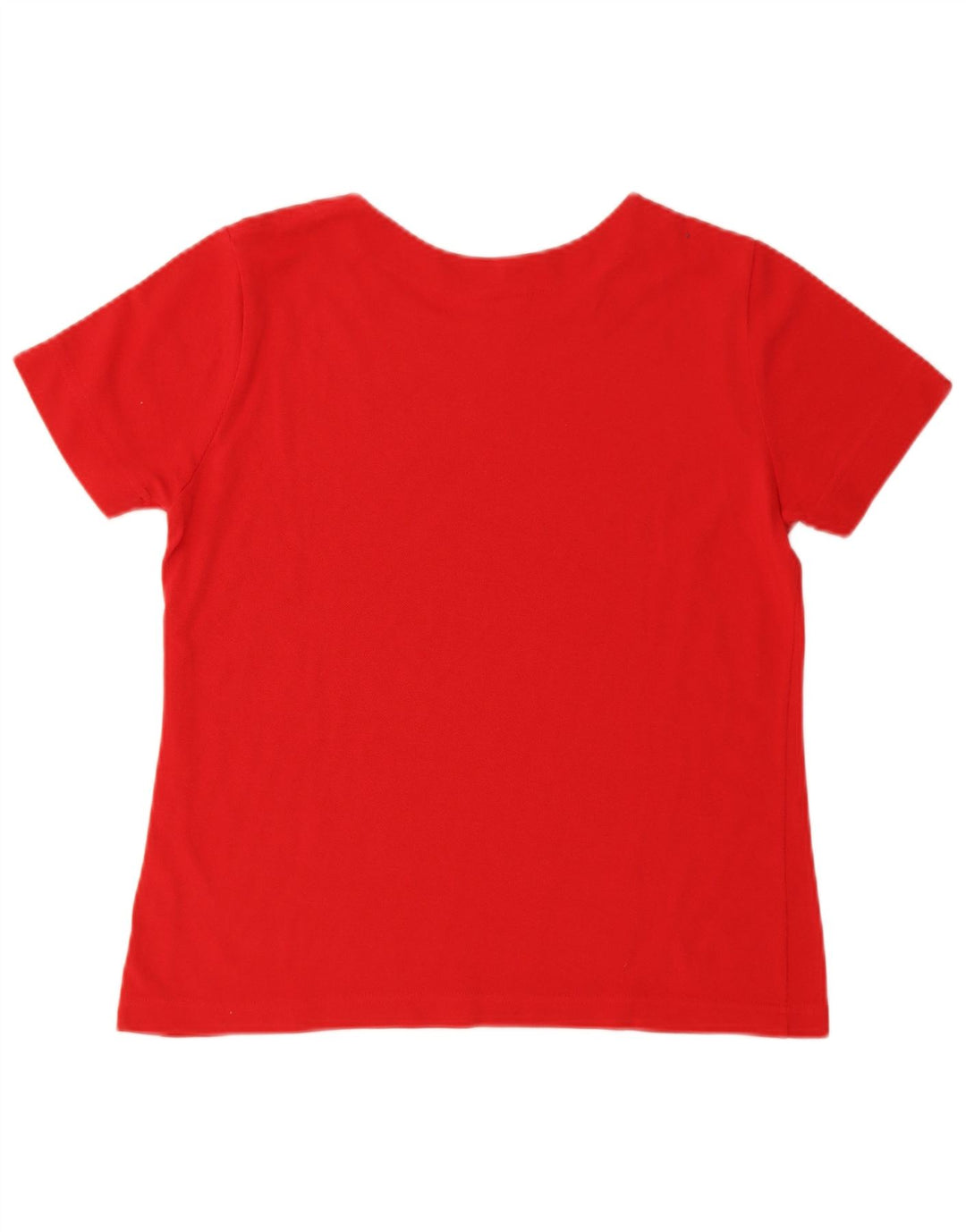 LACOSTE Женская футболка, размер 44, большая, красная