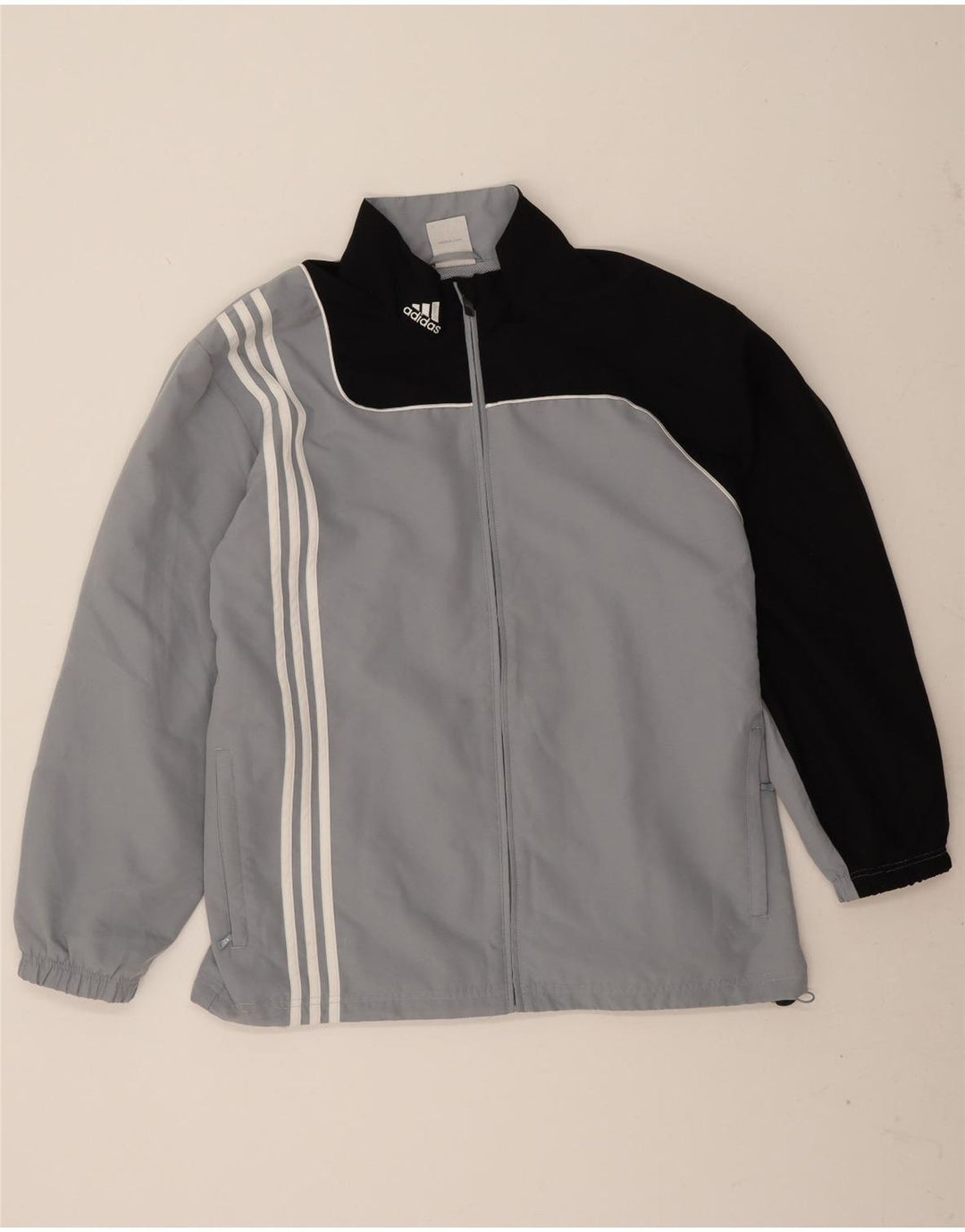 Мужской спортивный костюм Adidas Top Jacket UK 48/50 XL Серый полиэстер с цветными блоками