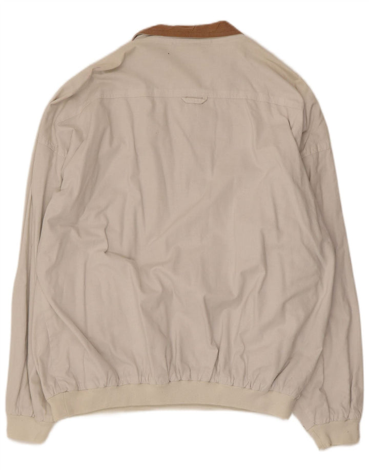 Новый быстрый мужской свитер с воротником на пуговицах, большой белый хлопковый джемпер