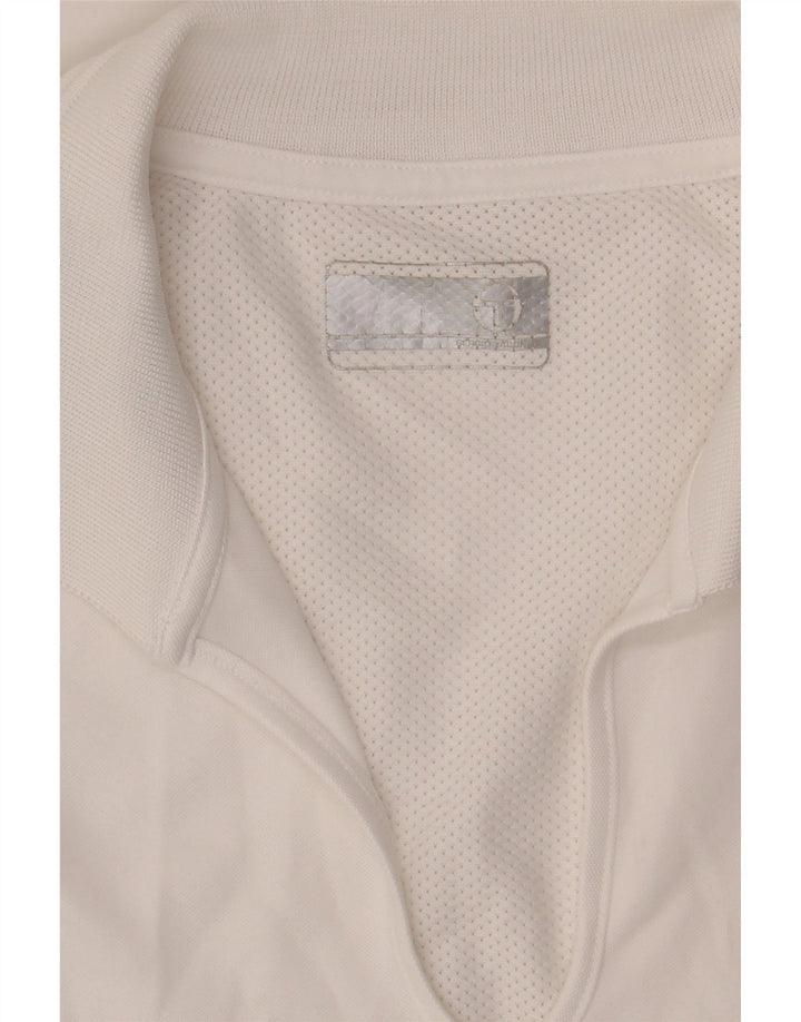 Женская рубашка-поло SERGIO TACCHINI UK 12, средний белый, цветной блок