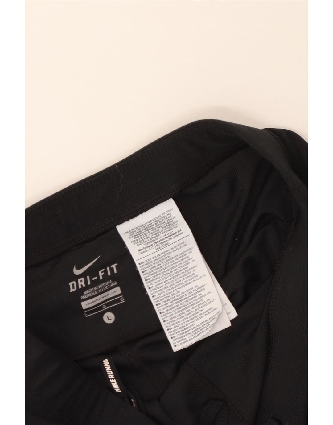 Женские леггинсы Nike Dri Fit UK 14, большие черные полиэстер