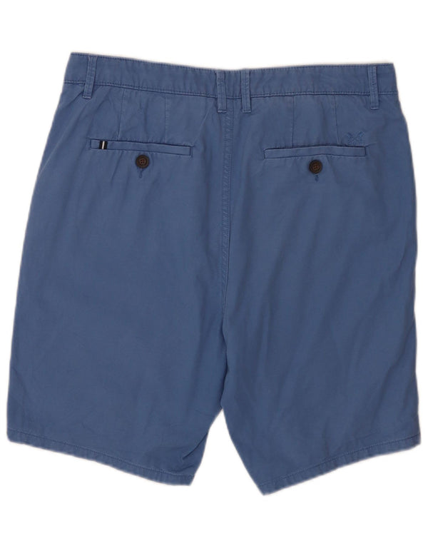 Crew Clothing Мужские шорты чинос W34, большие синие хлопковые