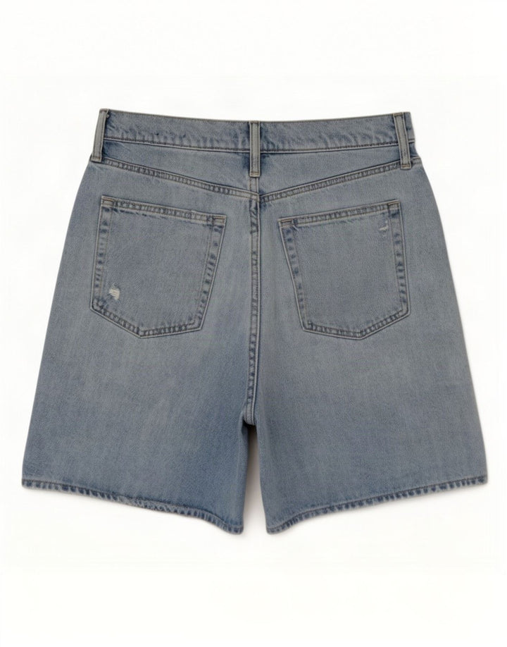 Женские джинсовые шорты Gap, средний размер, W28, синие, хлопок