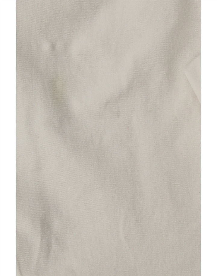 RALPH LAUREN Женские прямые повседневные брюки США 12, большие W32 L27, белые