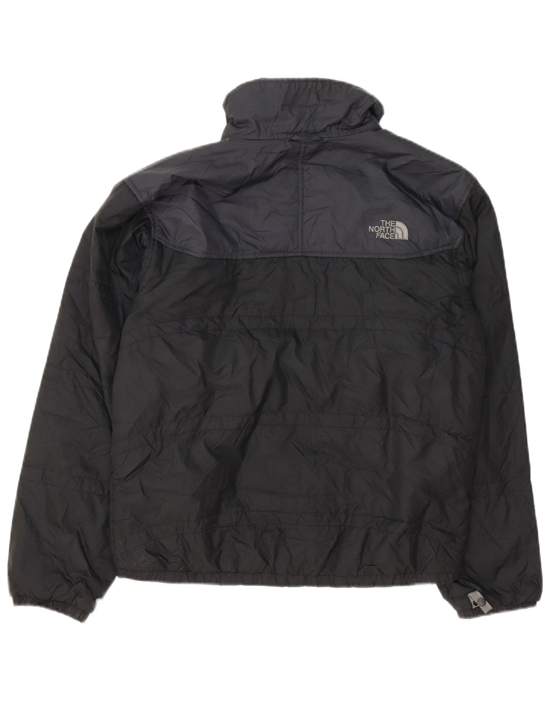 Мужская утепленная куртка THE NORTH FACE UK 36, маленькая, черная, с цветными блоками