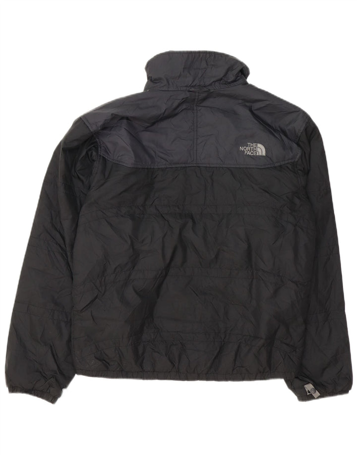 Мужская утепленная куртка THE NORTH FACE UK 36, маленькая, черная, с цветными блоками