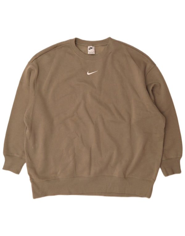 Женский свитер Nike UK 18 XL, серый хлопок