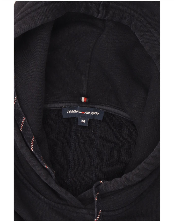 Женский джемпер с капюшоном оверсайз Tommy Hilfiger UK 14, средний, темно-синий