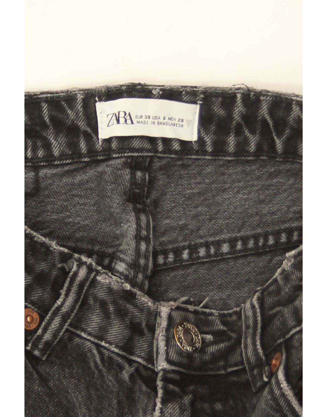 Женские зауженные джинсы ZARA EU 38 Small W28 L27 Серые