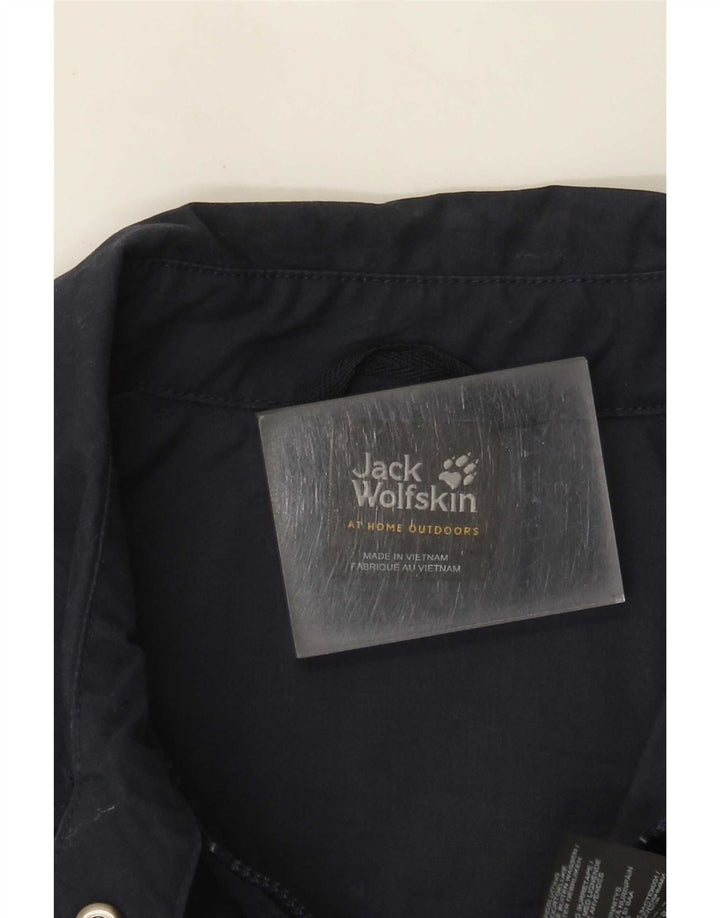 Женская универсальная куртка Jack Wolfskin UK 12, средний темно-синий полиэстер