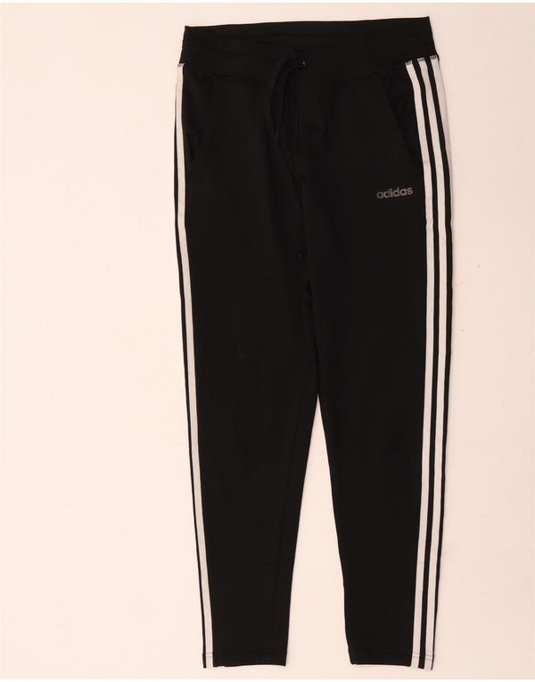 Женские спортивные брюки Adidas UK 8/10, маленький черный полиэстер