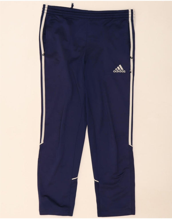 Женские спортивные брюки Adidas UK 14, большие, темно-синие