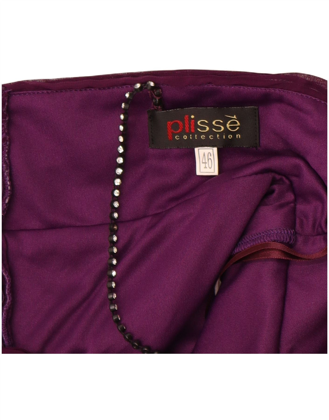 Винтажное женское свободное платье без рукавов IT 46, большой фиолетовый полиэстер