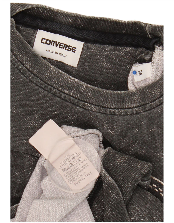 Мужской свитшот с рисунком Converse Chuck Taylor, средний серый тай-дай