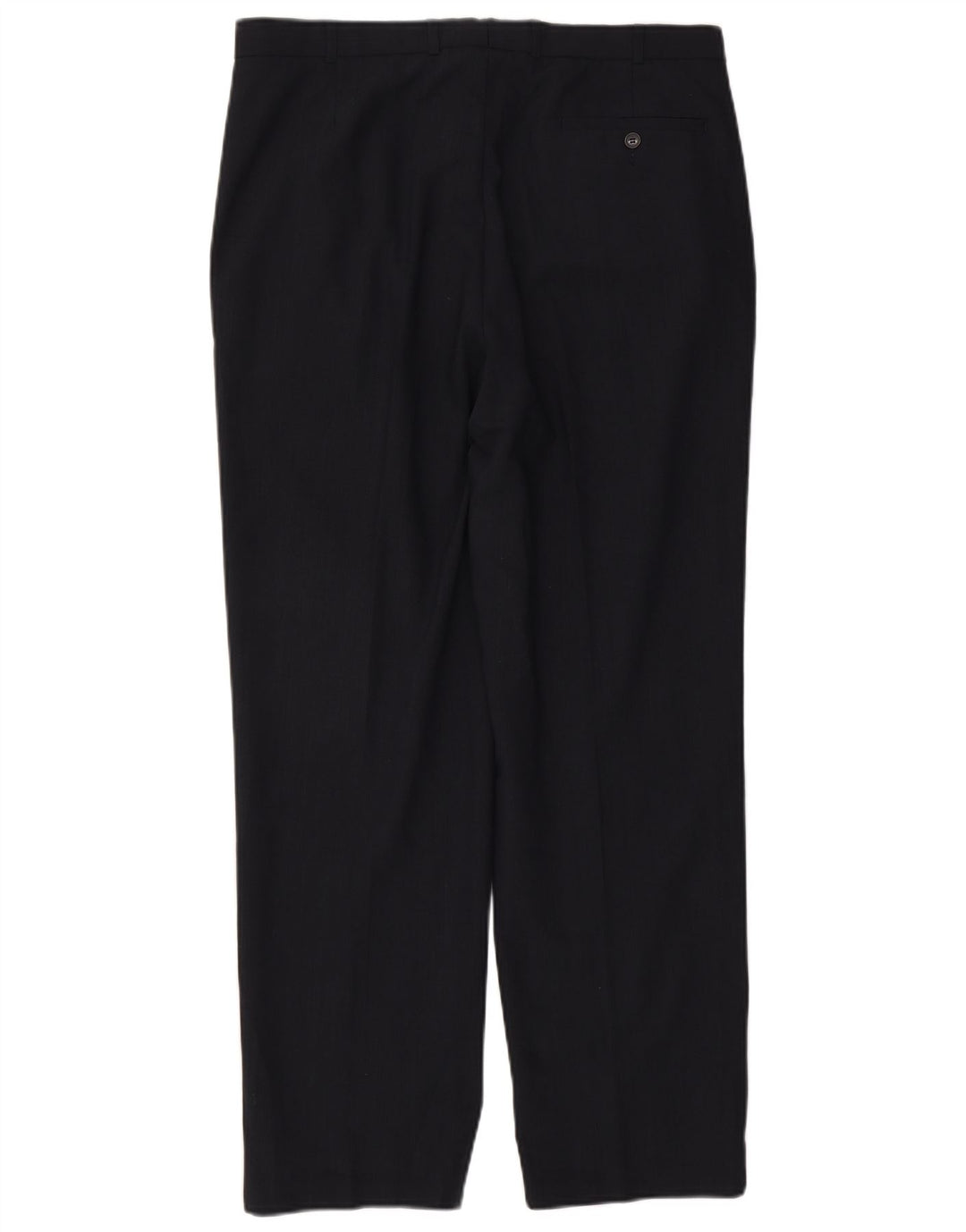 Мужские костюмные брюки Marks & Spencer W36 L31 темно-синие из полиэстера