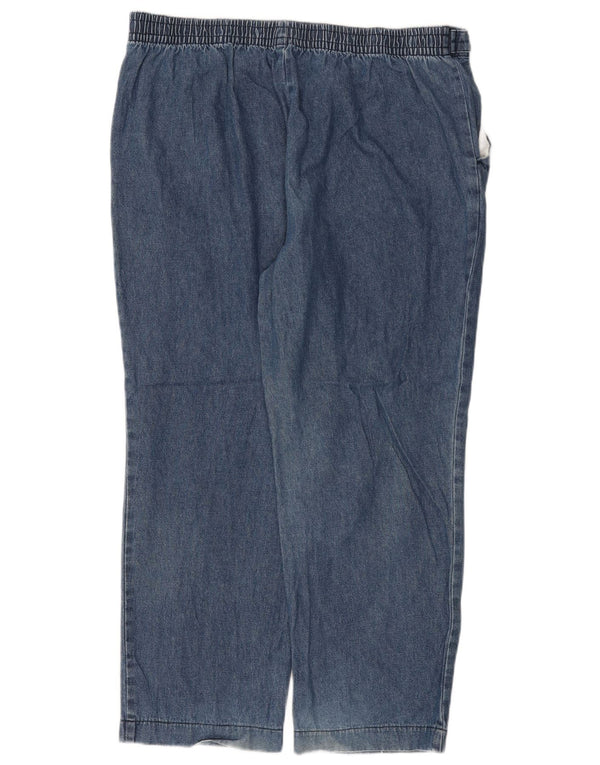 Женские укороченные джинсы Marks & Spencer UK 18 XL W36 L26 Синие, хлопок