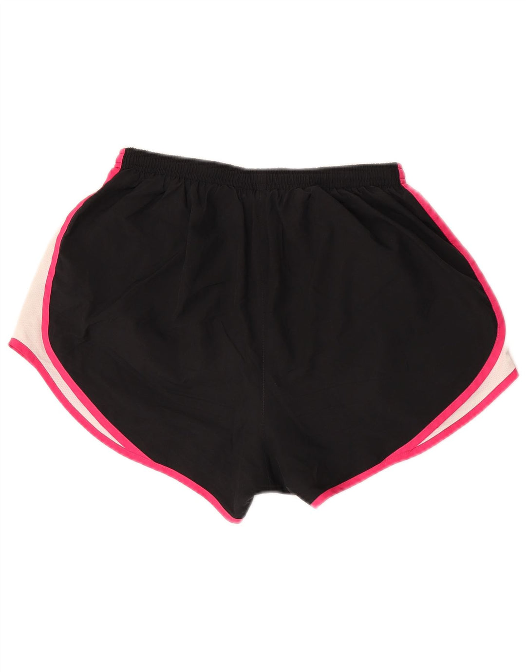 Женские спортивные шорты Nike Dri Fit UK 14, большие черные полиэстер с цветными блоками