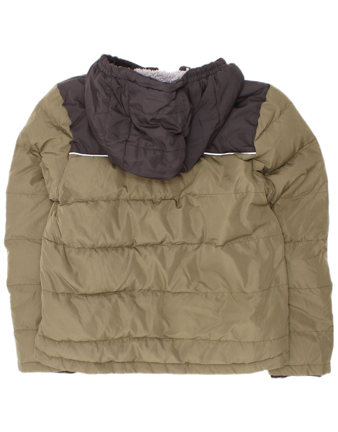 Eddie Bauer Утепленная куртка с капюшоном для мальчиков 7–8 лет, маленькая, цвет хаки, цвета хаки
