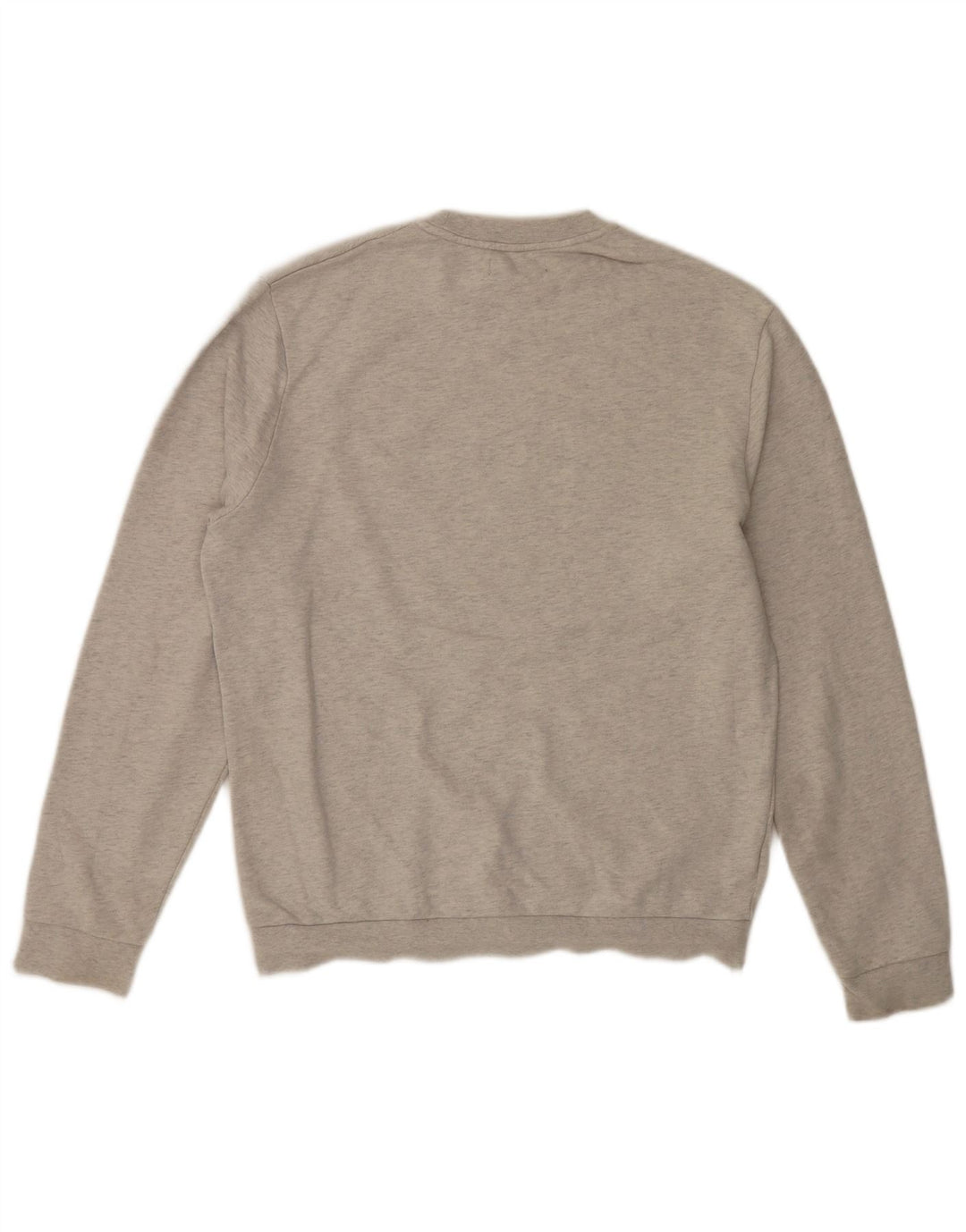 Мужской свитшот с рисунком Fred Perry, хлопковый джемпер среднего серого цвета