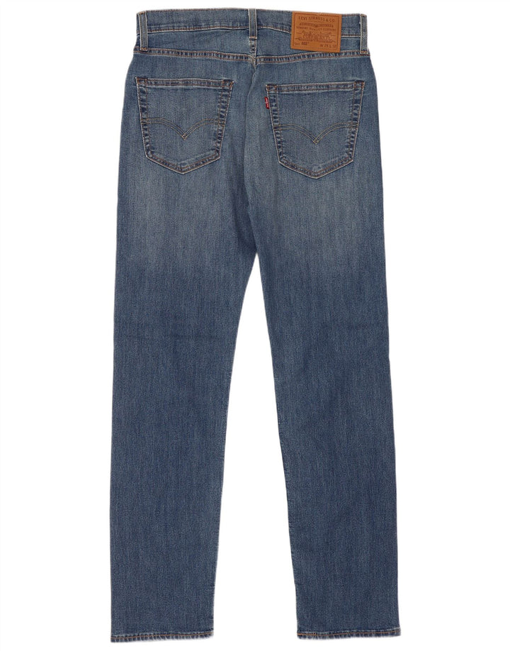 Мужские зауженные джинсы Levi's 502 W29 L32 синие, хлопок