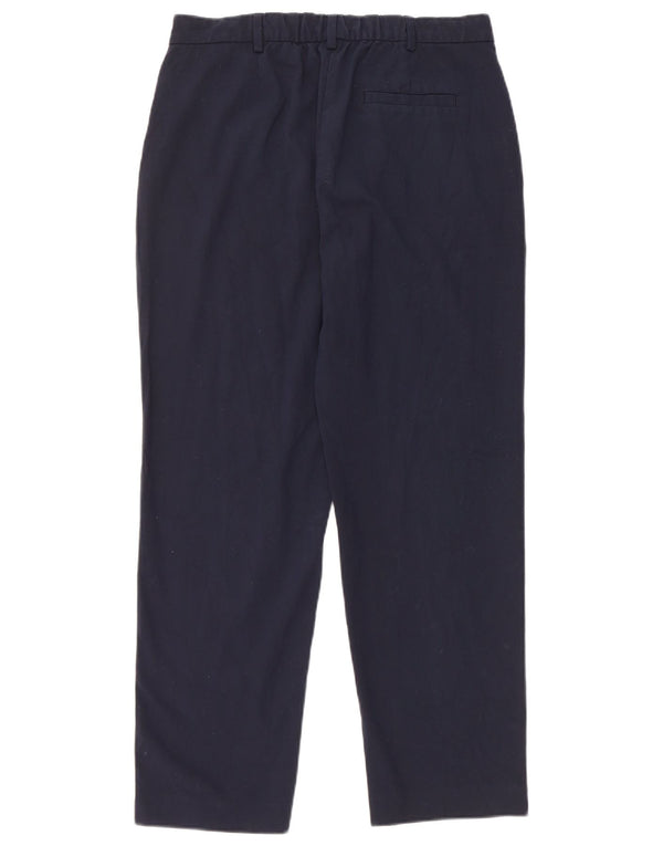 Женские костюмные брюки Marks & Spencer UK 12 Medium W30 L28 Темно-синие