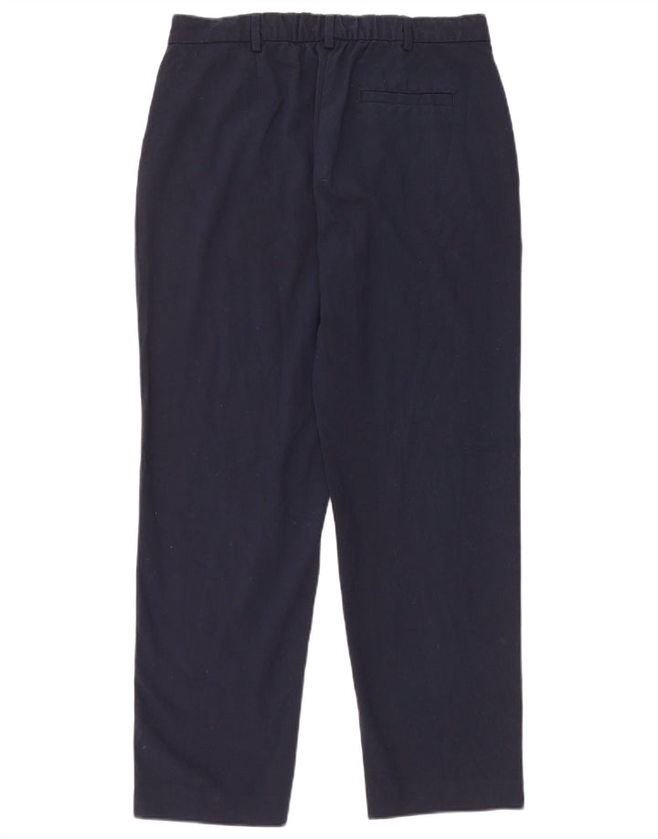 Женские костюмные брюки Marks & Spencer UK 12 Medium W30 L28 Темно-синие