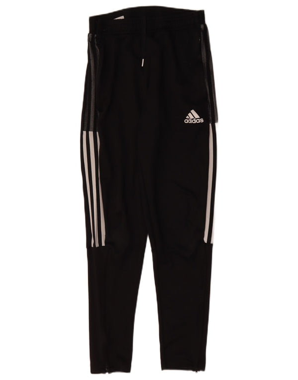 Женские спортивные брюки Adidas UK 10, маленькие черные спортивные брюки из полиэстера