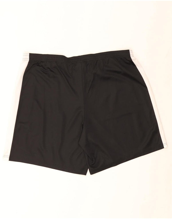 Мужские спортивные шорты Nike Dri Fit Slim 2XL, черные, полиэстер с цветными блоками