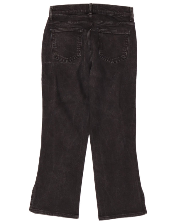 Женские укороченные джинсы Zara EU 40, большие W30 L25, черный хлопок