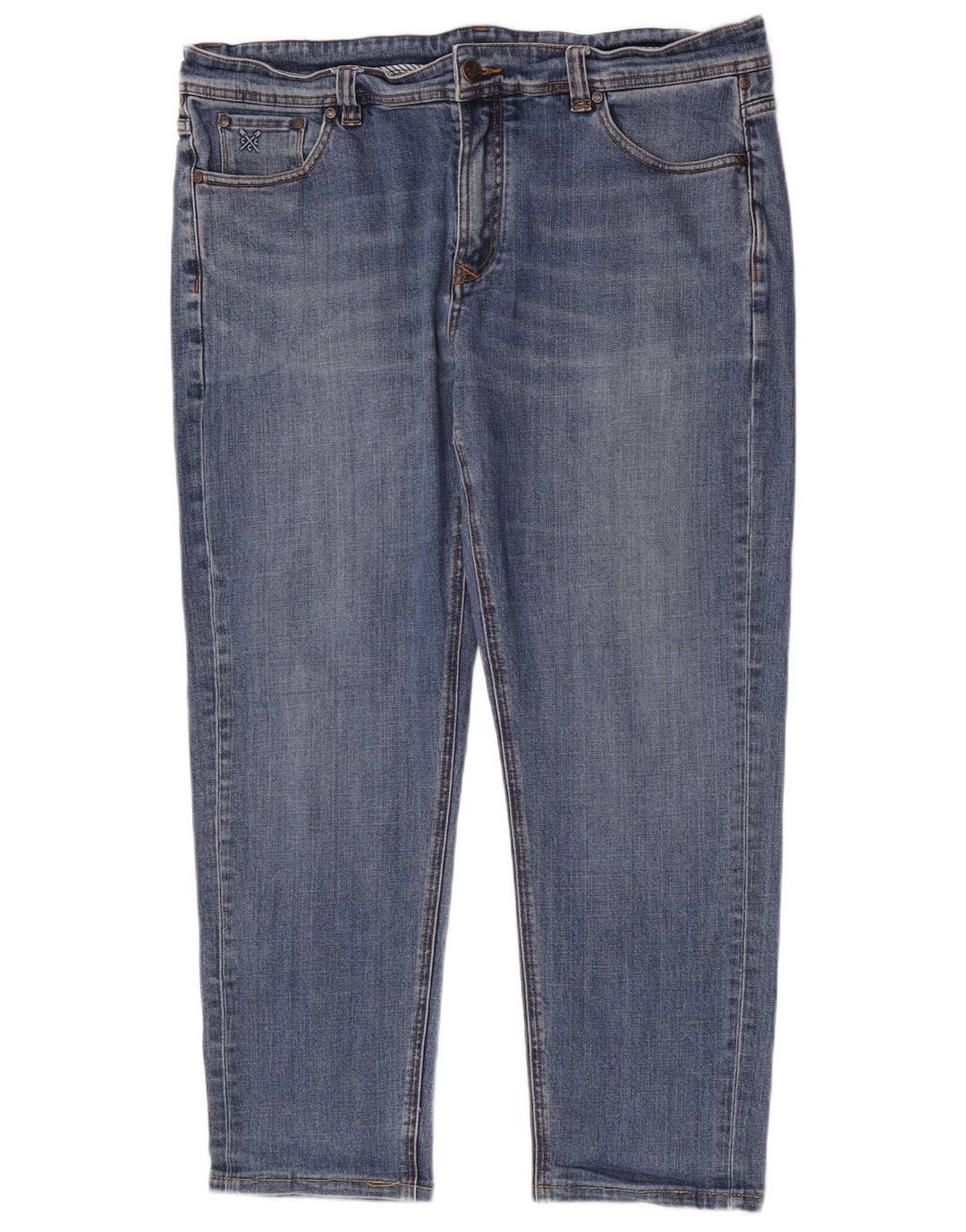 Мужские узкие джинсы Crew Clothing W40 L27, синий хлопок