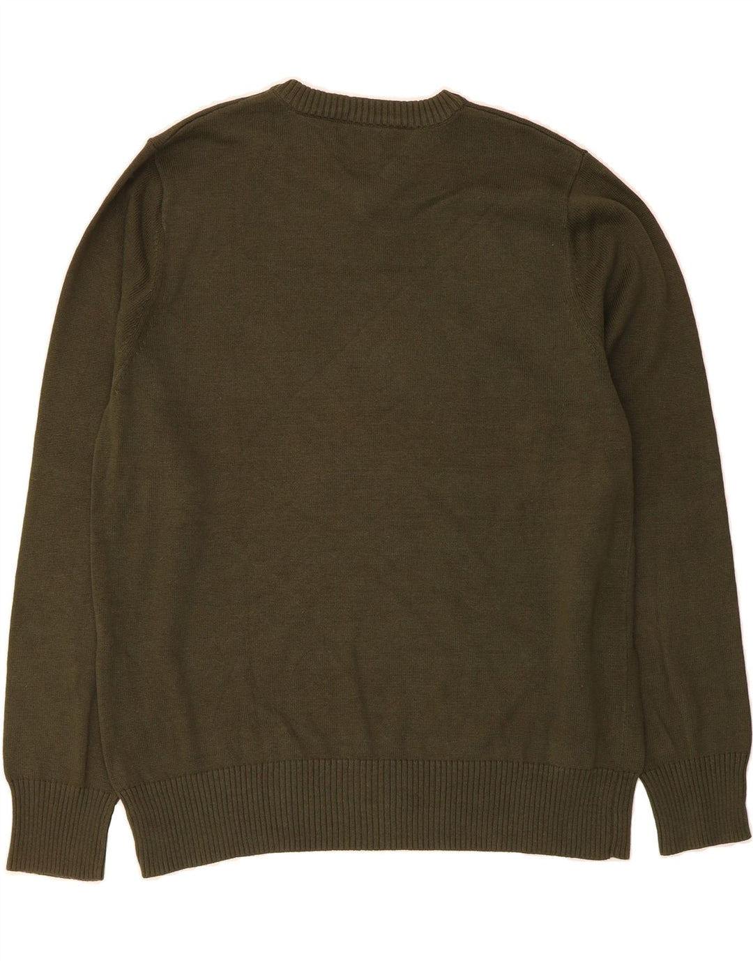 MOSSIMO Mens V-Neck Jumper Sweater Large Green Cotton Vintage Mossimo and Second-Hand Mossimo from Messina Hembry 