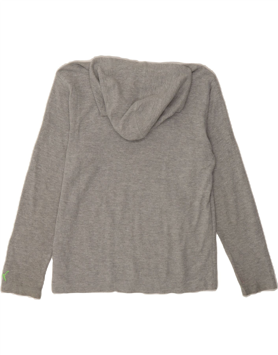 PUMA Boys Hooded Graphic Top Long Sleeve 9-10 Years Medium  Grey Cotton Vintage Puma and Second-Hand Puma from Messina Hembry 