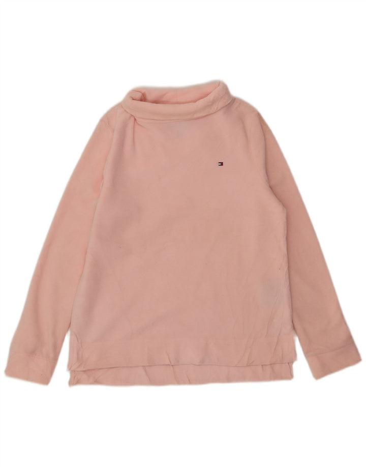 Женский флисовый джемпер Tommy Hilfiger UK 14, средний розовый, полиэстер