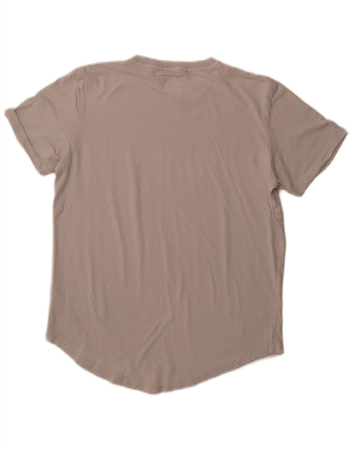 CALVIN KLEIN JEANS Мужская футболка с рисунком Топ среднего размера, белый хлопок