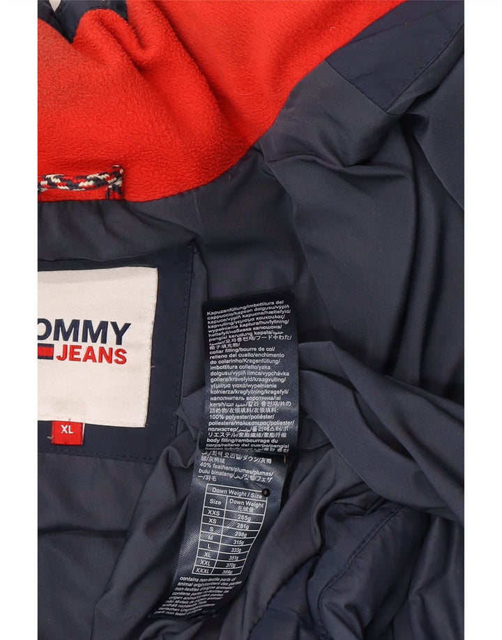 Мужская стеганая куртка Tommy Hilfiger UK 42 XL темно-синяя, полиэстер