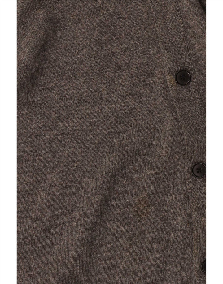 Мужской кардиган Massimo Dutti 2XL, серый шерсть