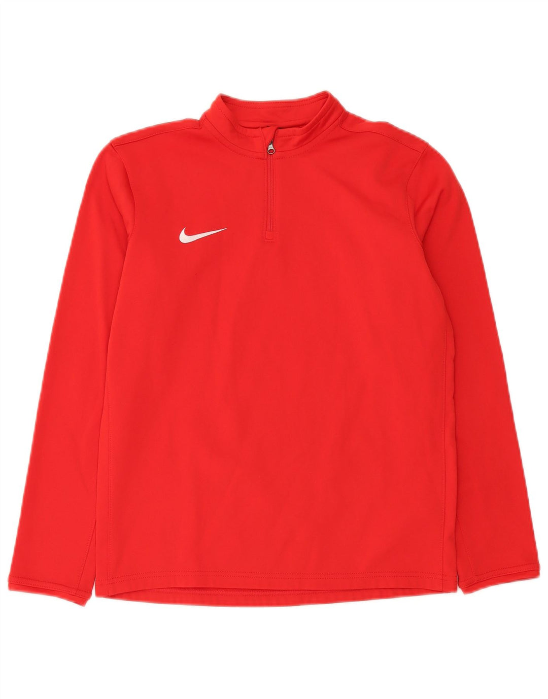 Пуловер с воротником на молнии Nike для мальчиков, спортивный костюм, топ 13–14 лет, размер XL, красный