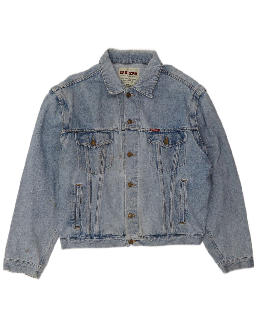 Мужская джинсовая куртка CARRERA UK 40, большая синяя