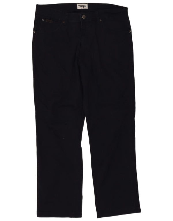Мужские прямые джинсы Wrangler Texas W34 L28 темно-синие, хлопок