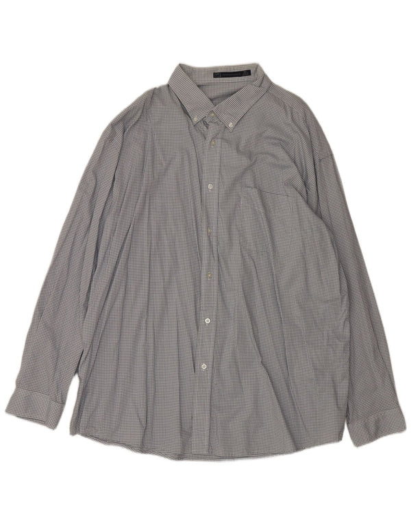 Мужская рубашка Lee 3XL синяя в клетку